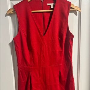 Banana Republic Vivid Red Mini Dress
